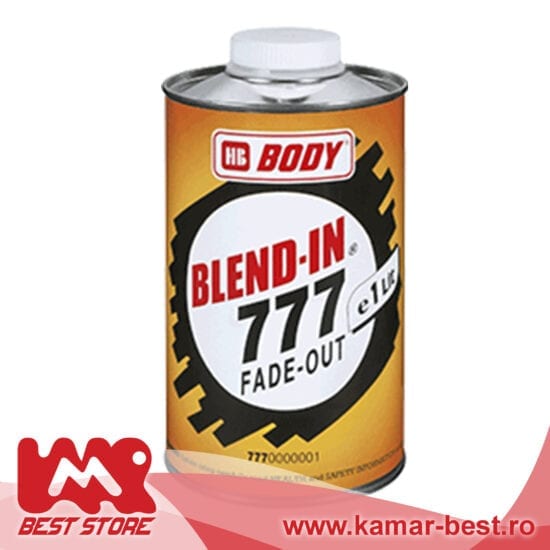777 BLEND IN THINNER Diluant special (reductor) sub formă de aerosoli, potrivit pentru eliminarea suprasprayului în zonele care trebuie amestecate (panouri spot).