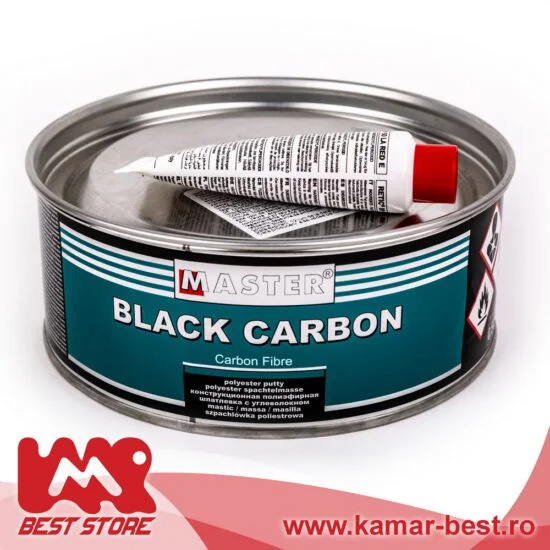 Carbon negru Material de umplutură structural și conductiv din poliester, întărit cu fibre de carbon și sticlă.